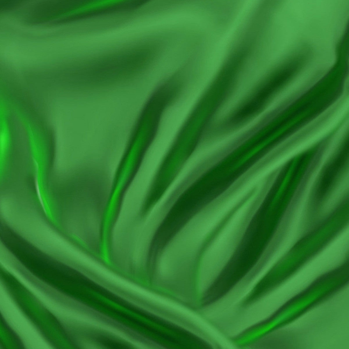 1.5m x 10m Ice Silk Fabric - Green