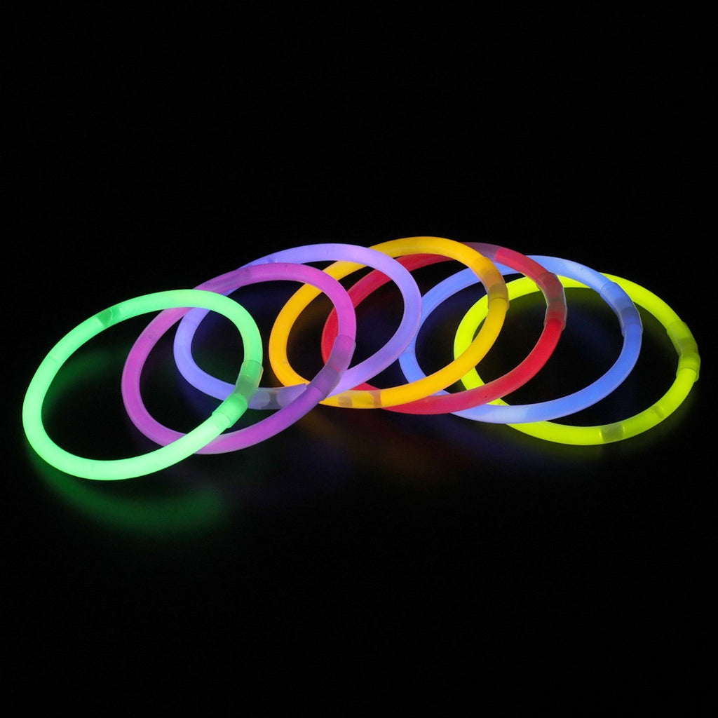 Glow Sticks Party Pack with Connectors - Mixed Colours
