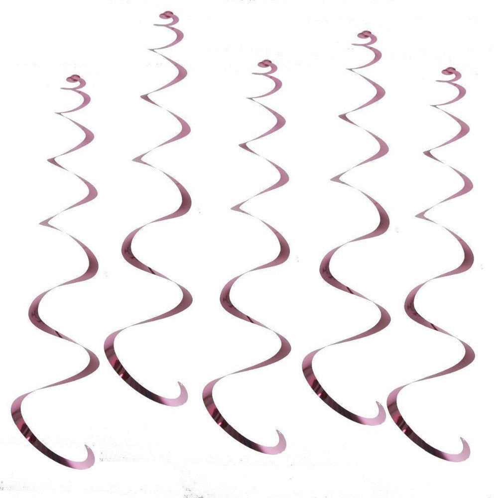 Pink Birthday Bunting, Pom-Poms & Hanging Decorations