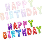 16" Foil Happy Birthday Balloons - Polka Dot