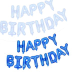 16" Foil Happy Birthday Balloons - Royal Blue
