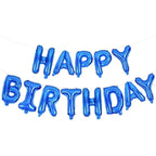 16" Foil Happy Birthday Balloons - Royal Blue