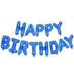 16" Foil Happy Birthday Balloons - Royal Blue