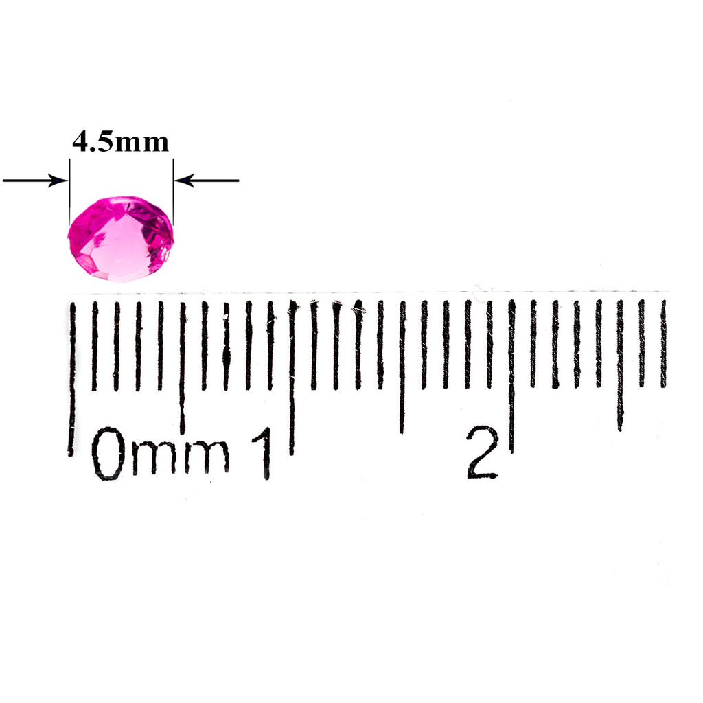 2000 Iridescent Table Scatter Acrylic Crystals, 4.5mm - Bright Peach