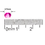 2000 Iridescent Table Scatter Acrylic Crystals, 4.5mm - Hot Pink