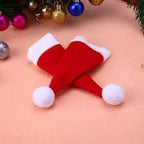 Santa Hats Cutlery Holder - 4pcs