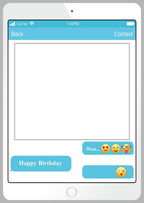 Cardboard Photo Frame Prop - Emojis