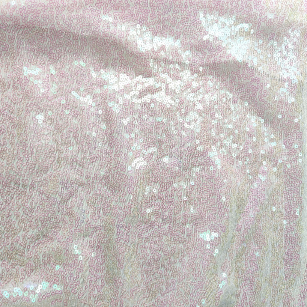 4ft x 7ft Sequin Photography Backdrop - Iridescent White