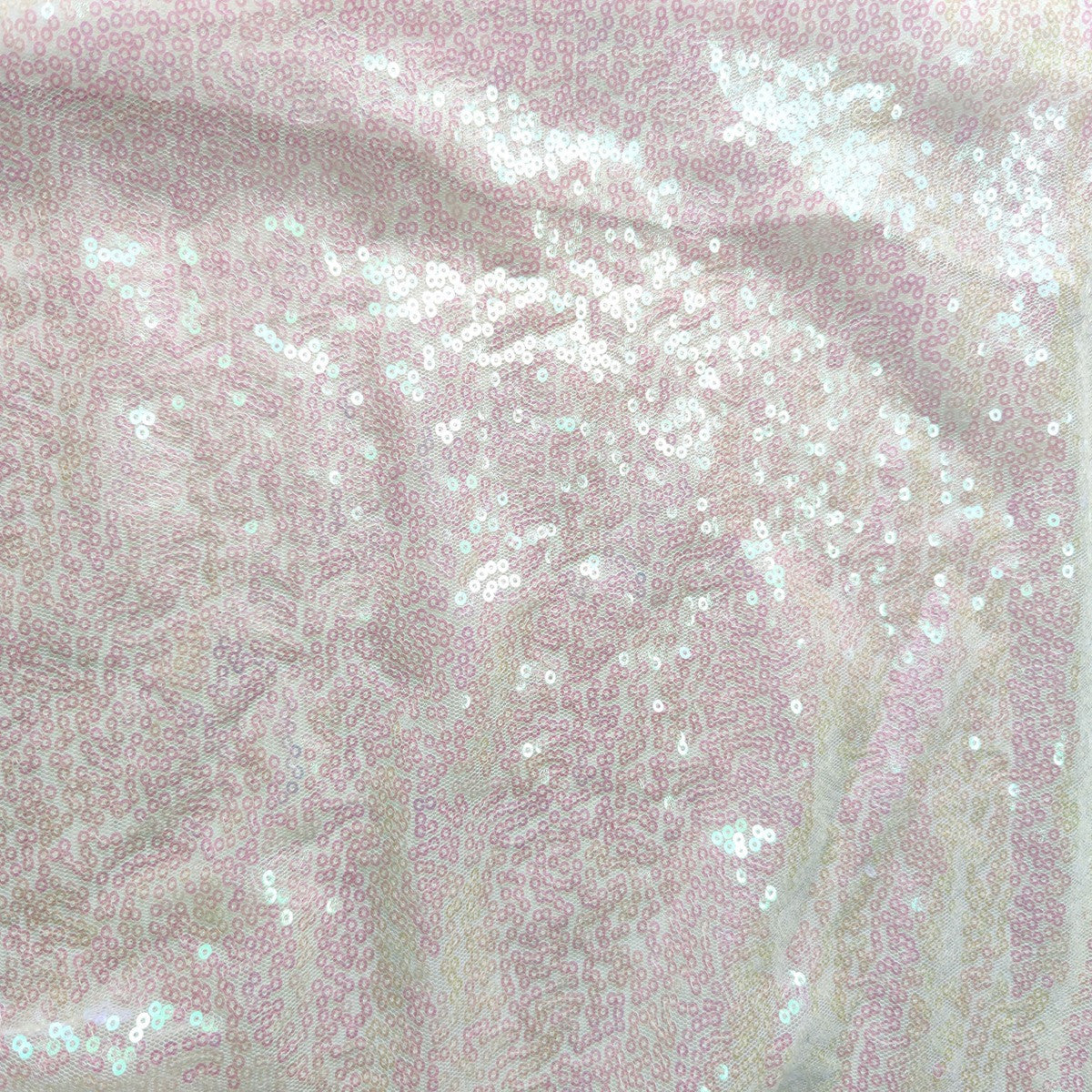 4ft x 7ft Sequin Photography Backdrop - Iridescent White