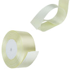 10m Double Sided Satin Ribbon - Ivory