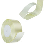 25m Double Sided Satin Ribbon - Ivory