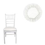 Spandex Seat Pad Cover - Ivory