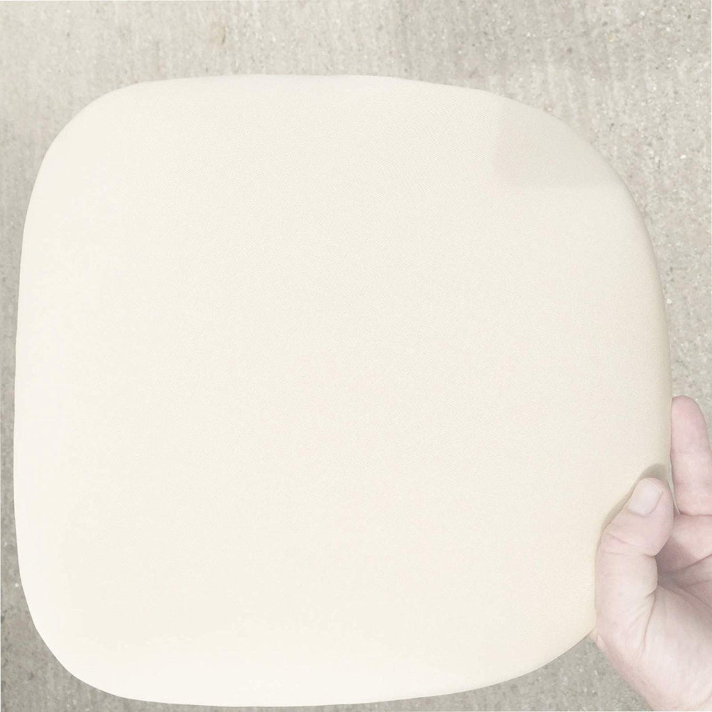 Spandex Seat Pad Cover - Ivory