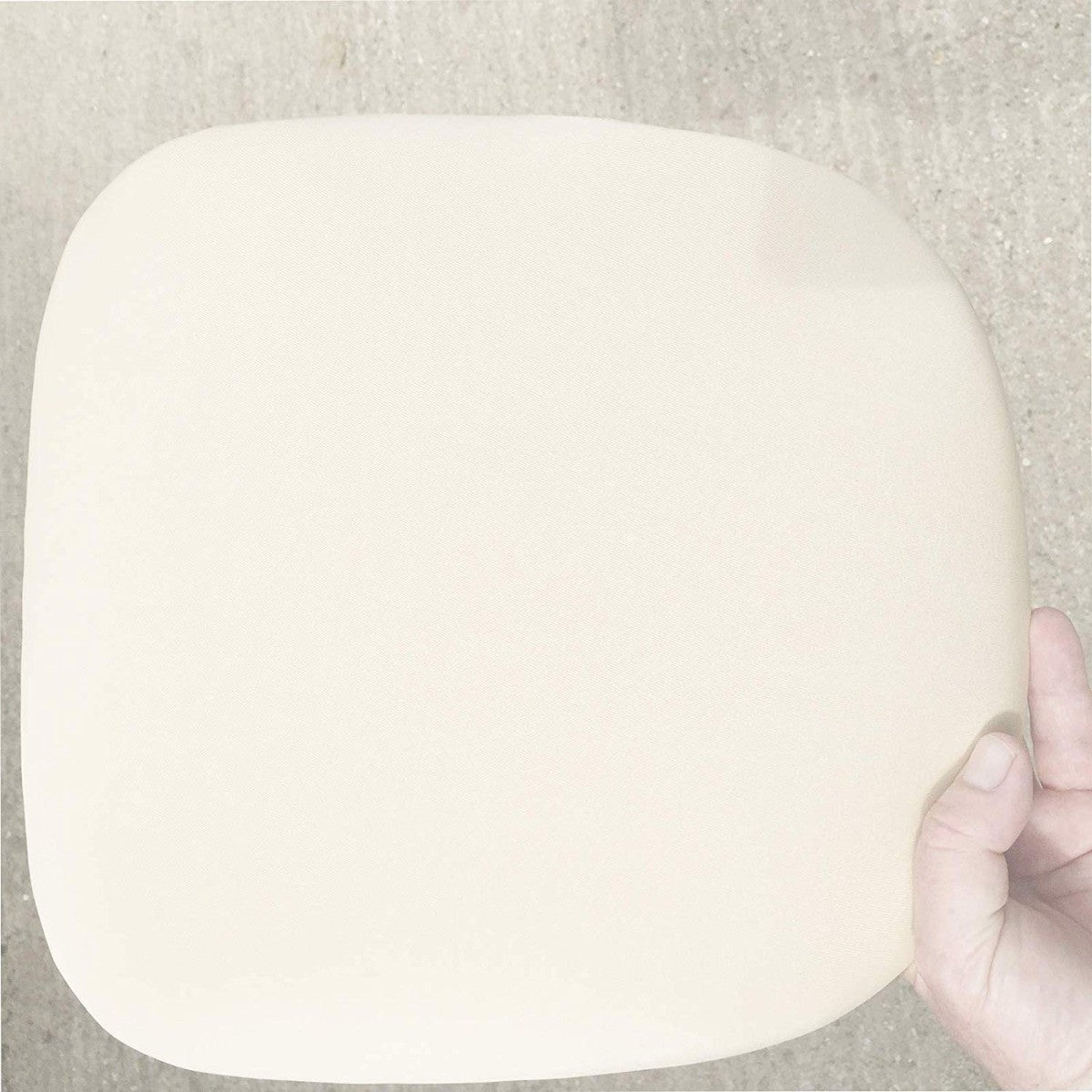 Spandex Seat Pad Cover - Ivory