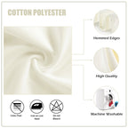20" Polyester Table Napkin - Ivory
