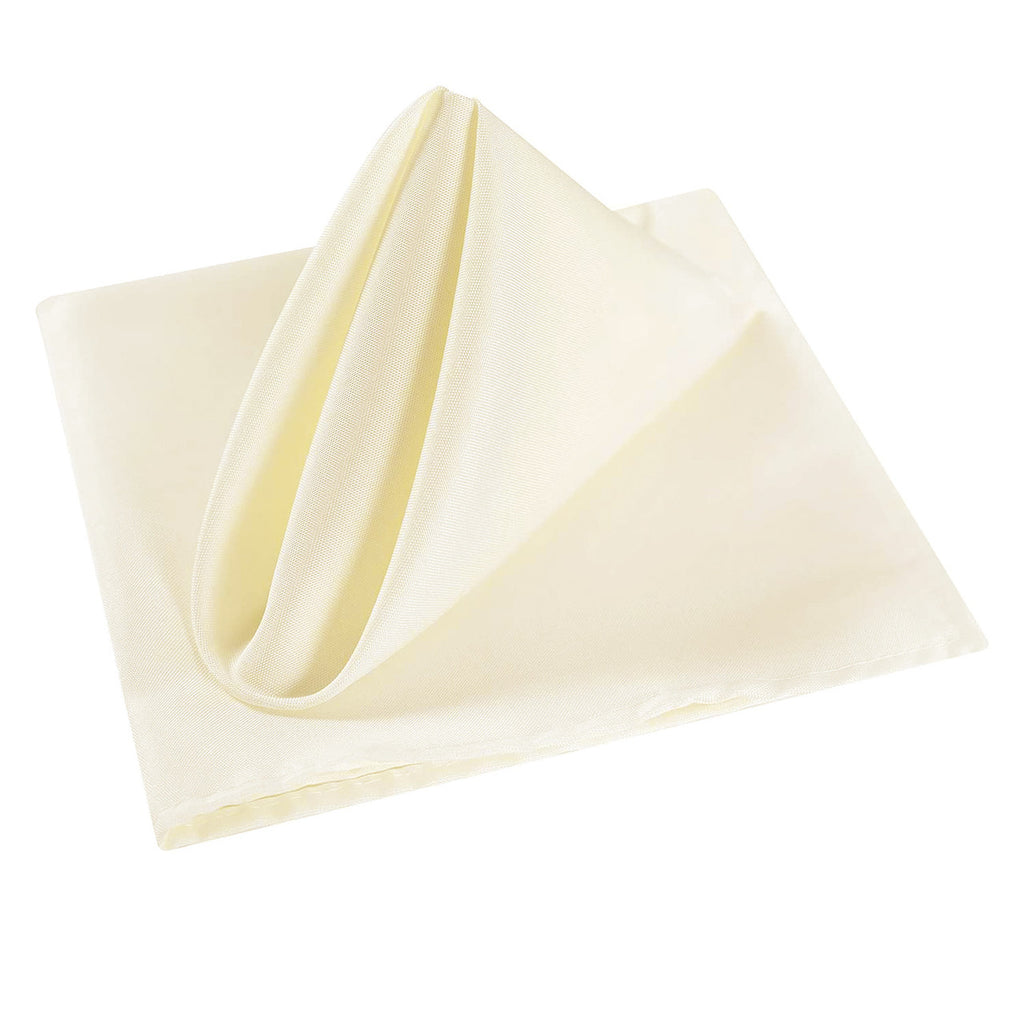20" Polyester Table Napkin - Ivory