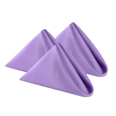 20" Polyester Table Napkin - Lavender