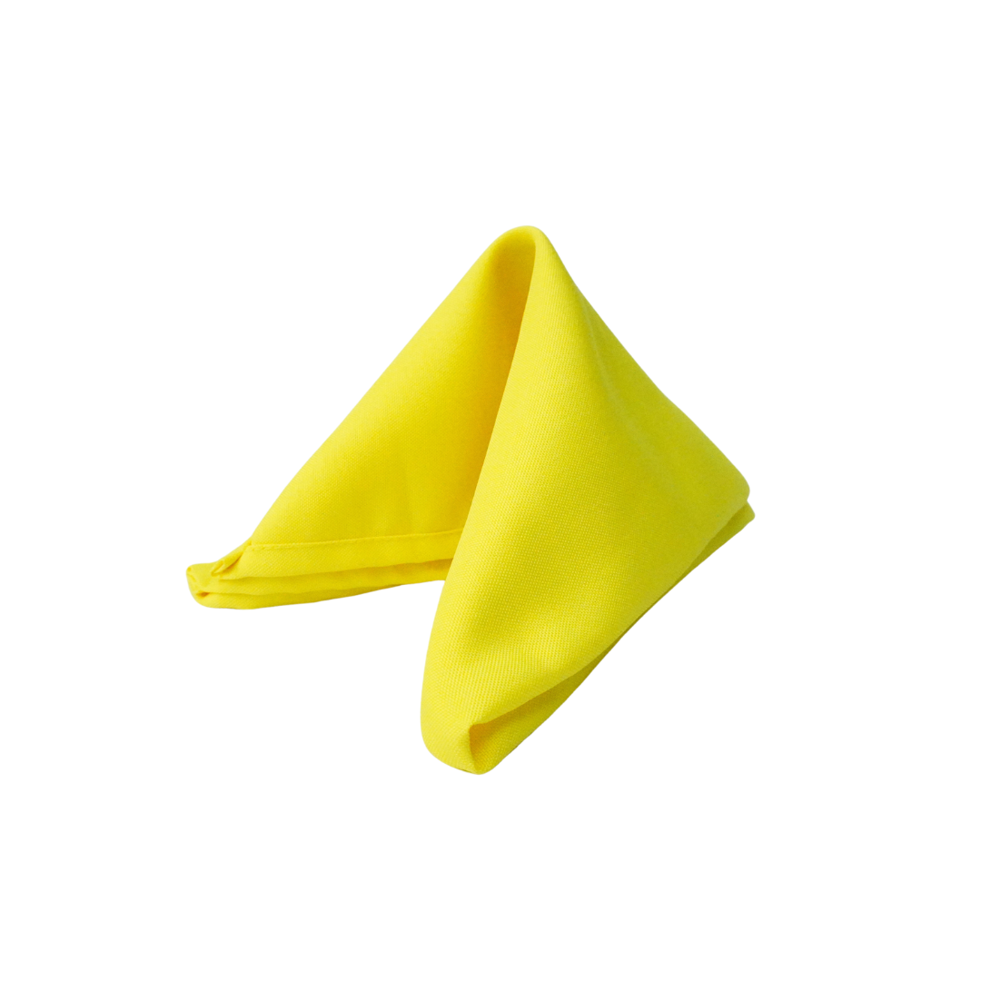 20" Polyester Table Napkin - Lemon