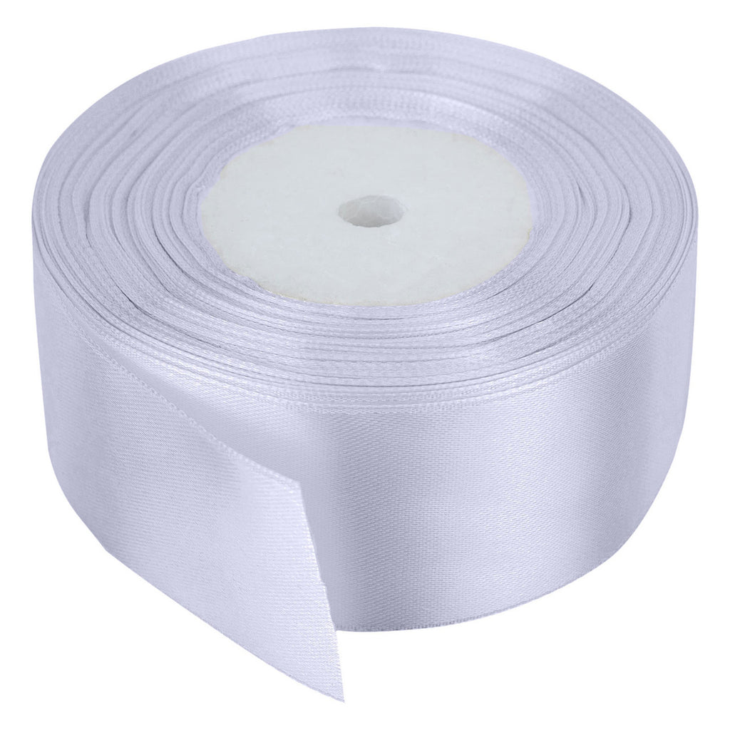 25m Double Sided Satin Ribbon - Lilac Mist
