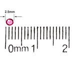 4000 Iridescent Table Scatter Acrylic Crystals, 2.5mm - Light Pink