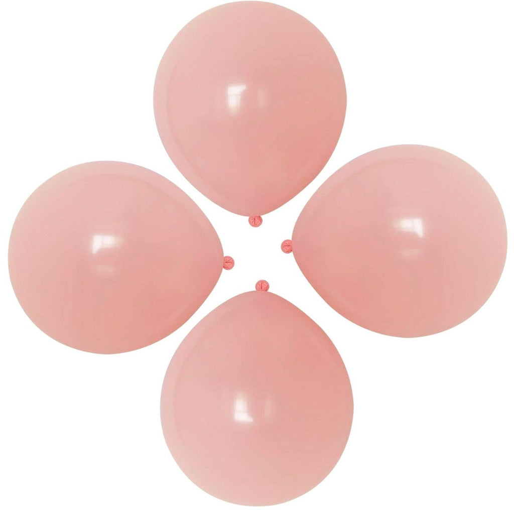 100x 10" Helium-Quality Latex Pastel Party Balloons - Pink