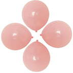 100x 10" Helium-Quality Latex Pastel Party Balloons - Pink