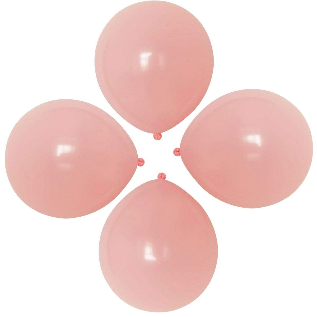 100x 10" Helium-Quality Latex Pastel Party Balloons - Pink
