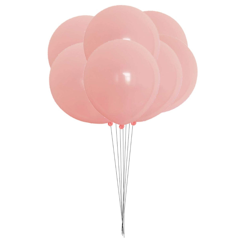 100x 10" Helium-Quality Latex Pastel Party Balloons - Pink