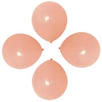 100x 10" Helium-Quality Latex Pastel Party Balloons - Orange