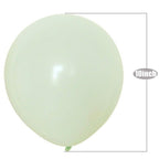 100x 10" Helium-Quality Latex Pastel Party Balloons - Green