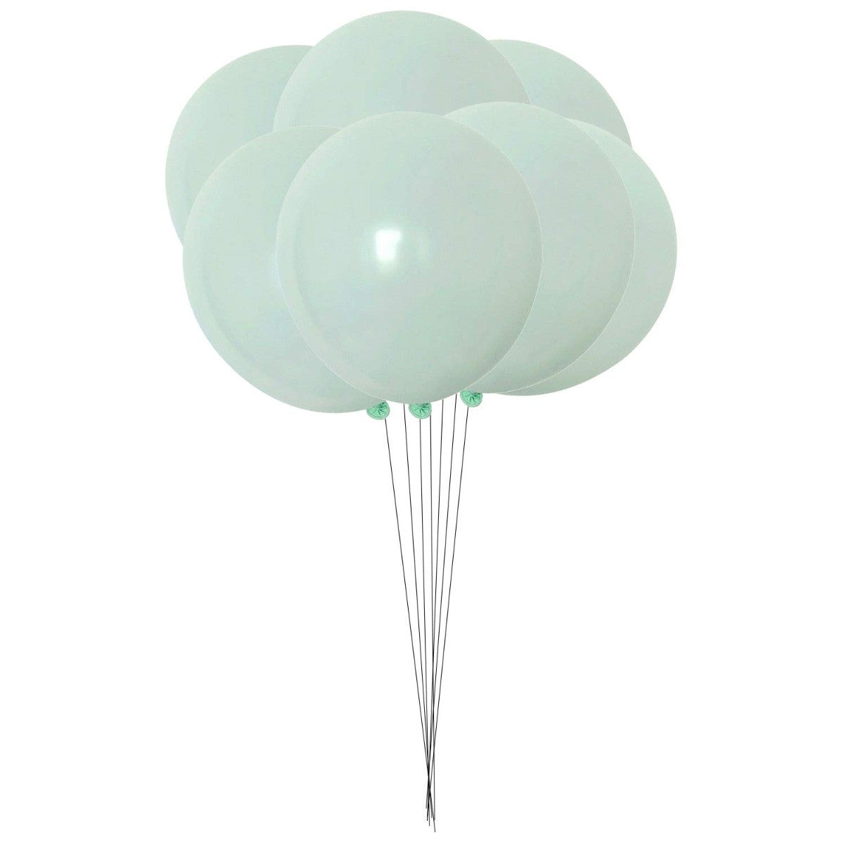 100x 10" Helium-Quality Latex Pastel Party Balloons - Turquoise