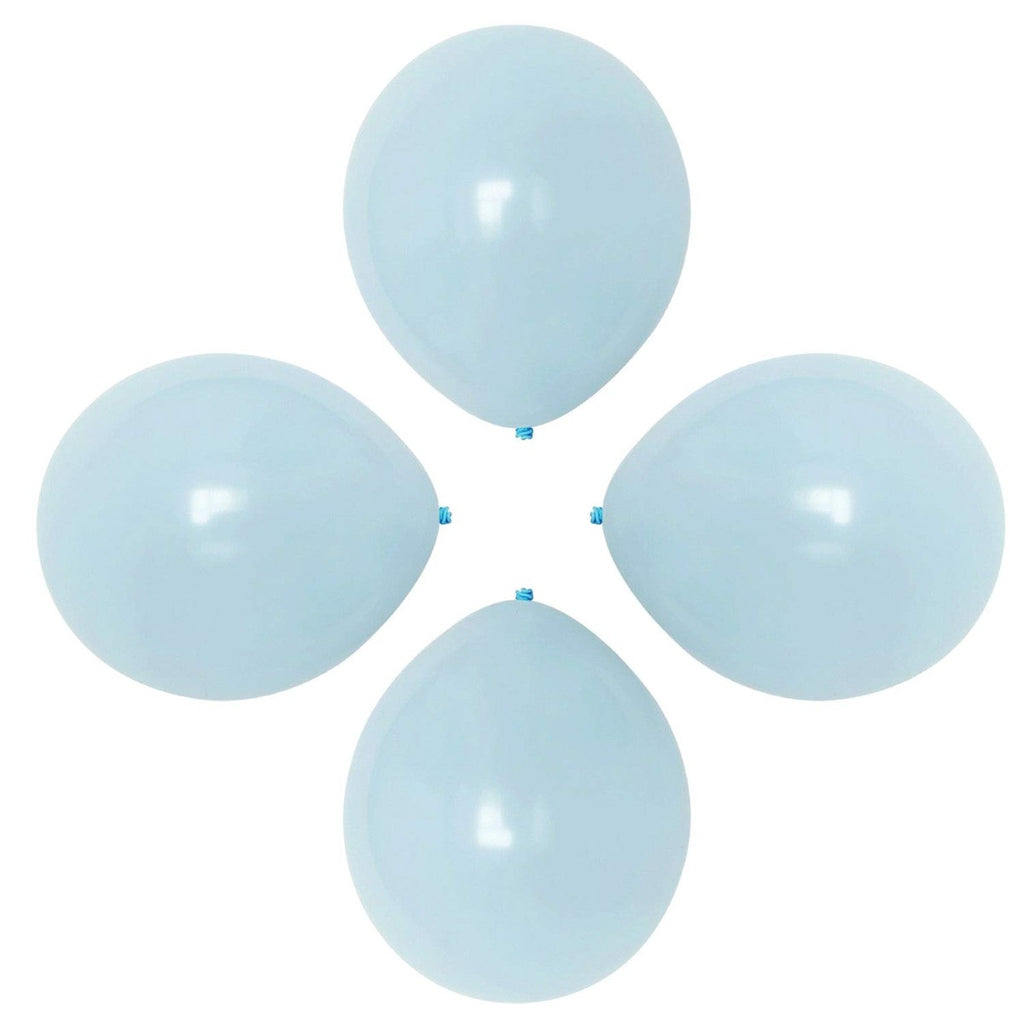 100x 10" Helium-Quality Latex Pastel Party Balloons - Blue