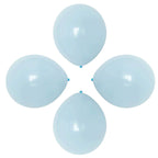 100x 10" Helium-Quality Latex Pastel Party Balloons - Blue