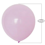 100x 10" Helium-Quality Latex Pastel Party Balloons - Light Purple