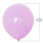 100x 10" Helium-Quality Latex Pastel Party Balloons - Dark Purple