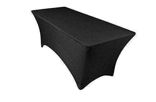 Rectangular Spandex Tablecloth - Black