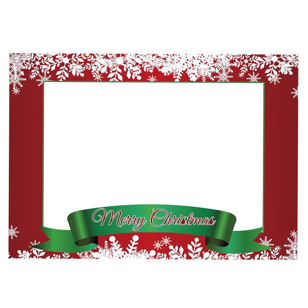 Cardboard Photo Frame Prop - Merry Christmas