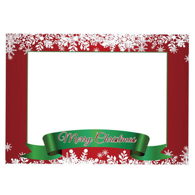 Cardboard Photo Frame Prop - Merry Christmas