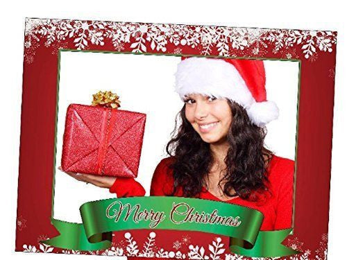Cardboard Photo Frame Prop - Merry Christmas