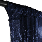 4ft x 7ft Sequin Photography Backdrop - Navy Blue