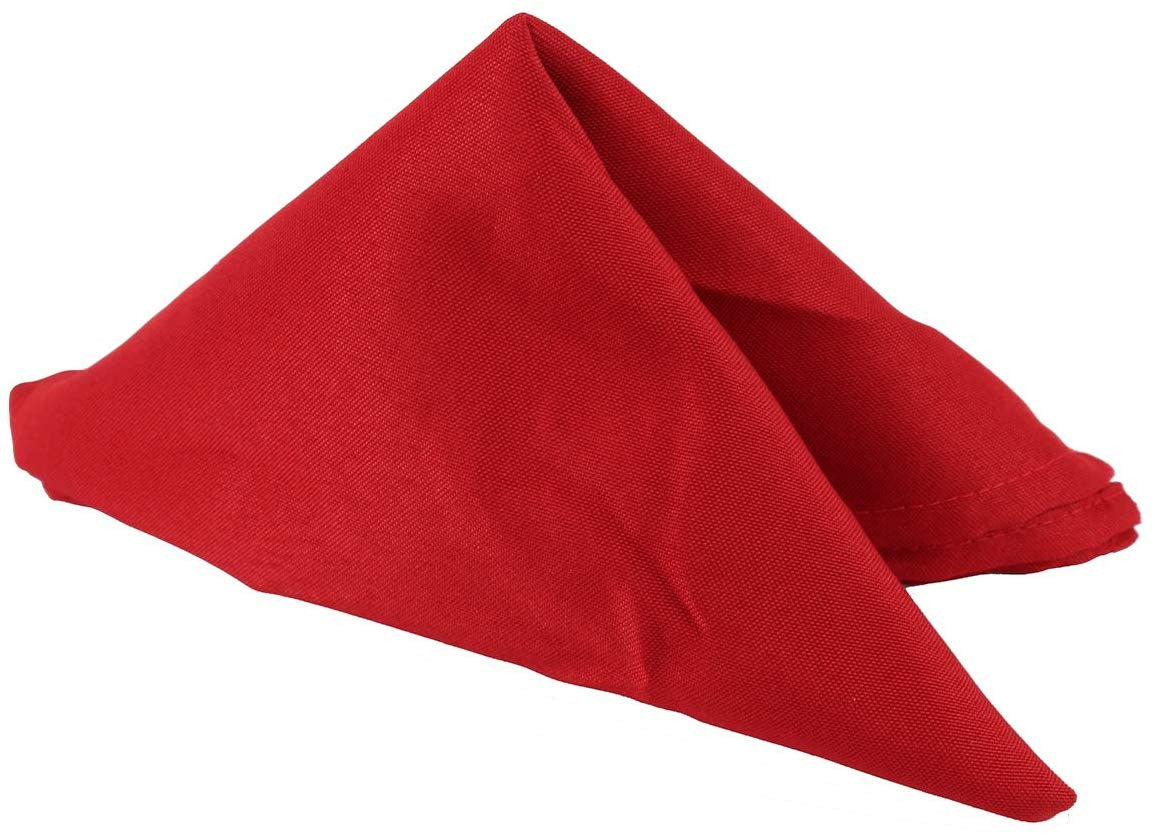 20" Polyester Table Napkin - Claret