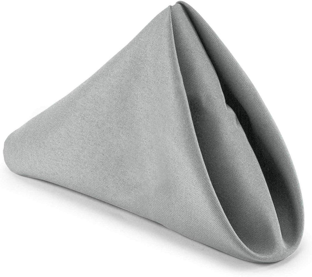 20" Polyester Table Napkin - Silver