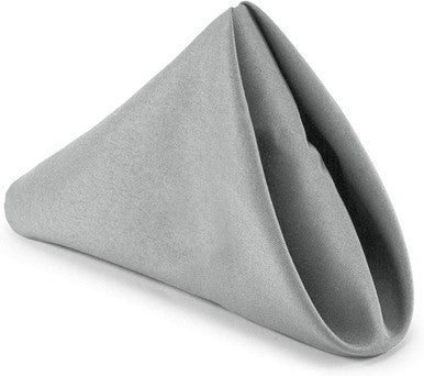 20" Polyester Table Napkin - Silver