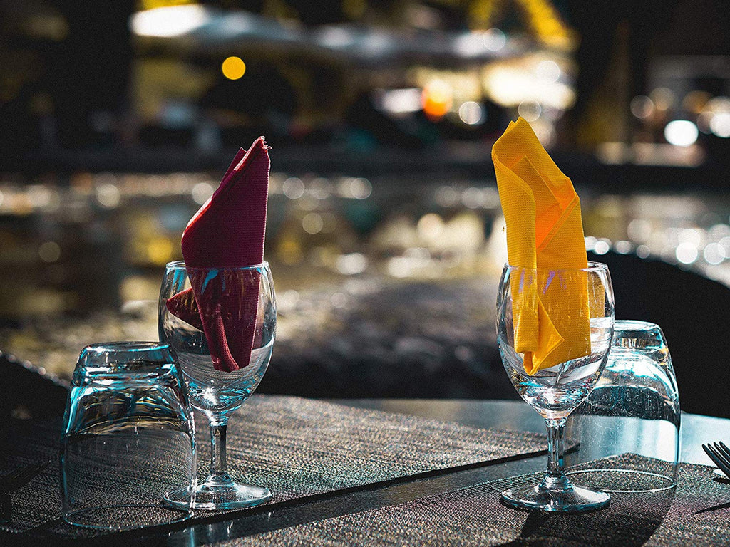 20" Polyester Table Napkin - Claret