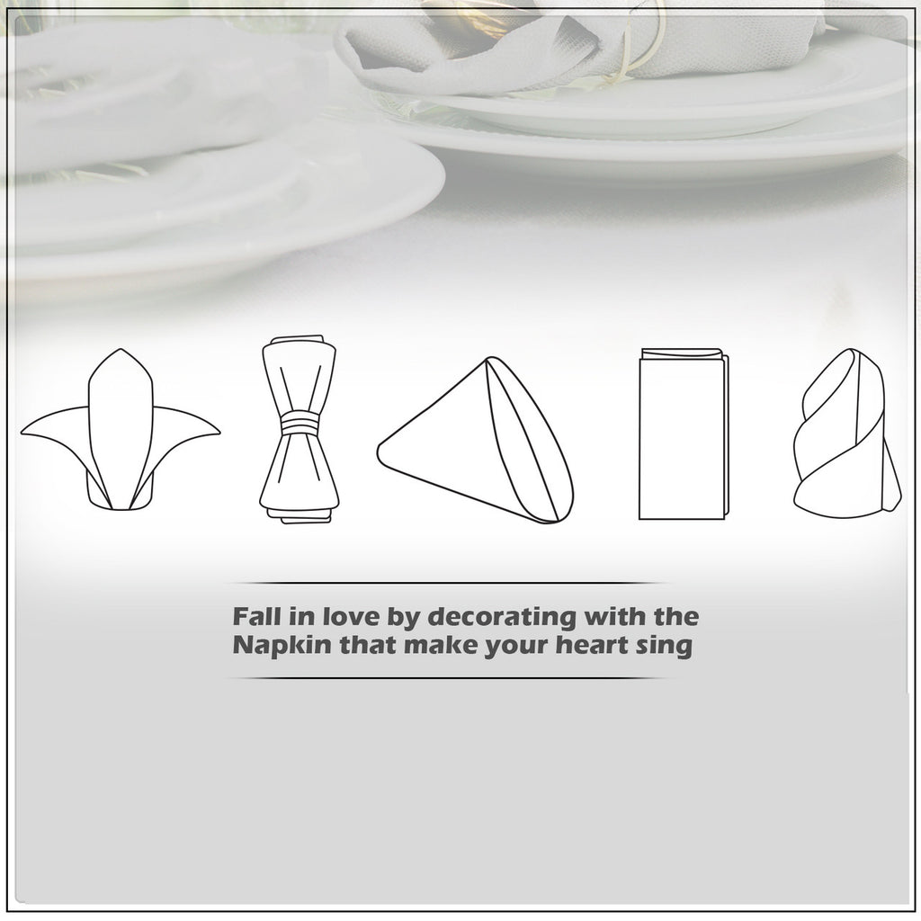 20" Spun Polyester Table Napkin - Red