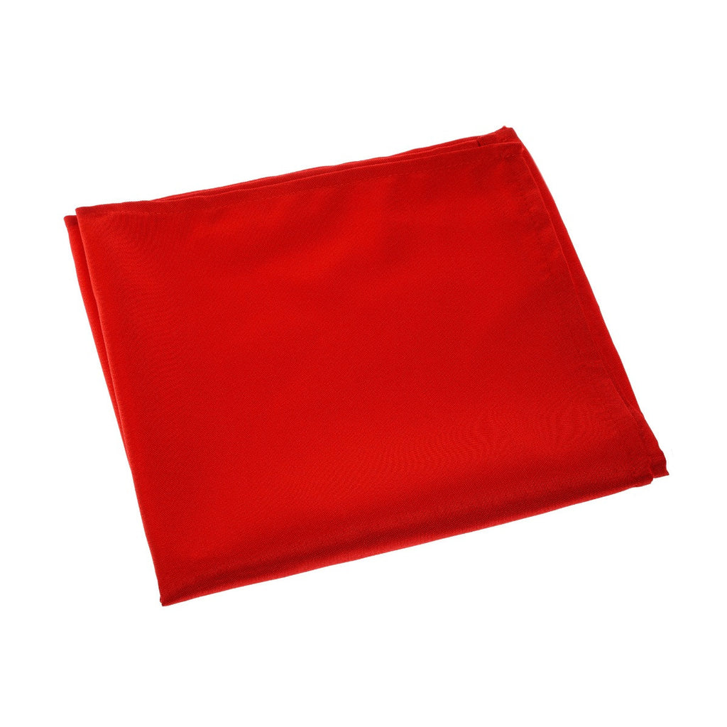 20" Spun Polyester Jingle Bell Embroided Table Napkin - Red