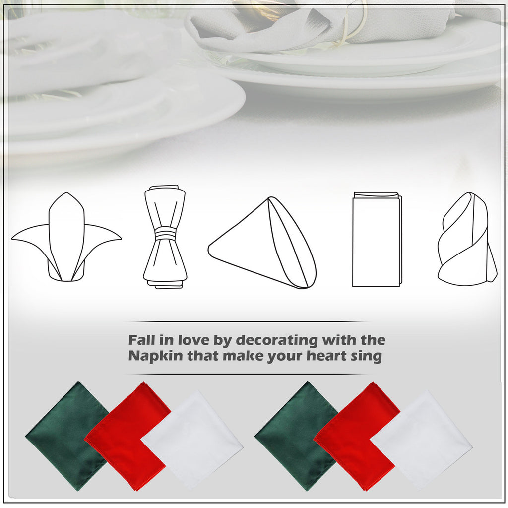 20" Spun Polyester Table Napkin - Green