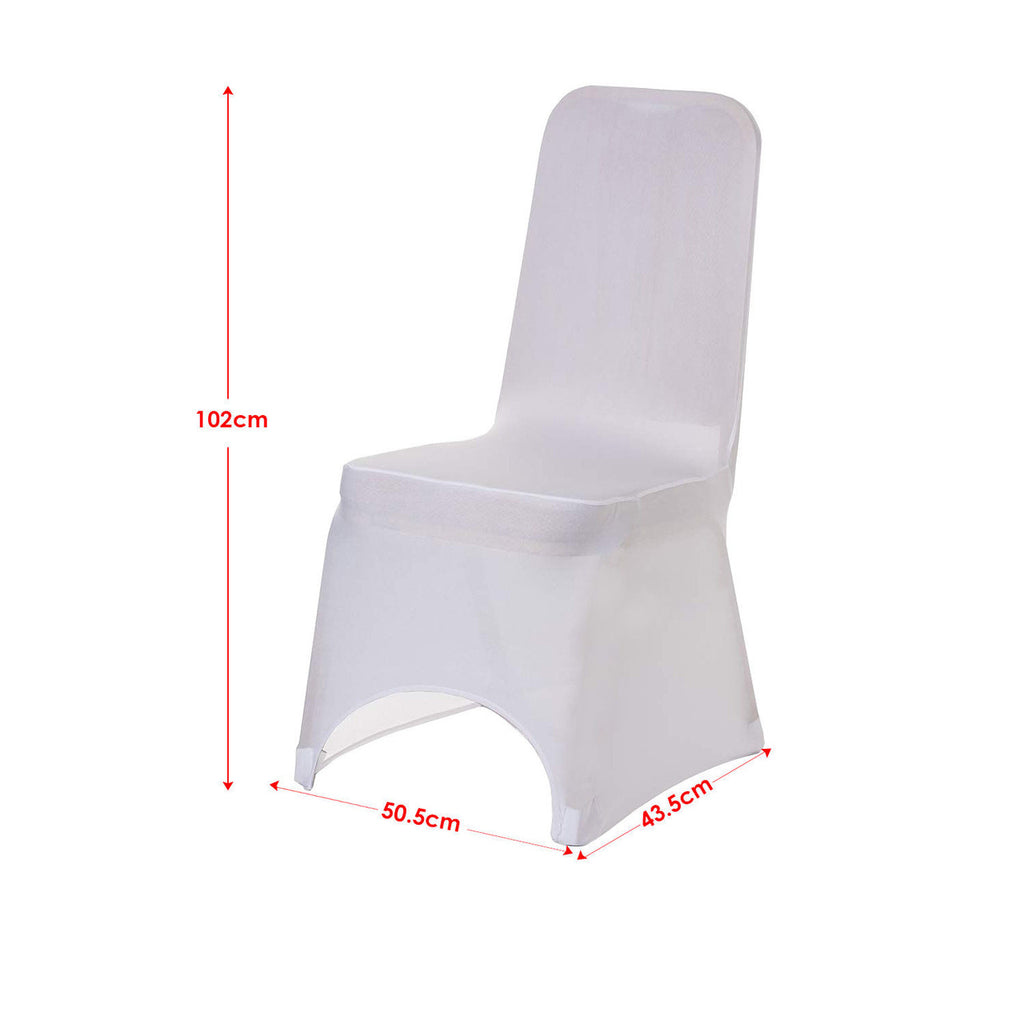 160GSM Spandex Chair Cover - White