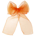 7" x 108" Organza Chair Sash - Orange