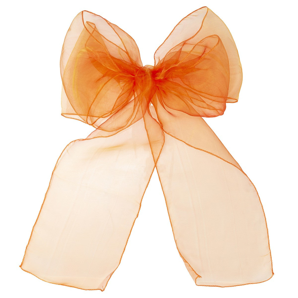 7" x 108" Organza Chair Sash - Orange